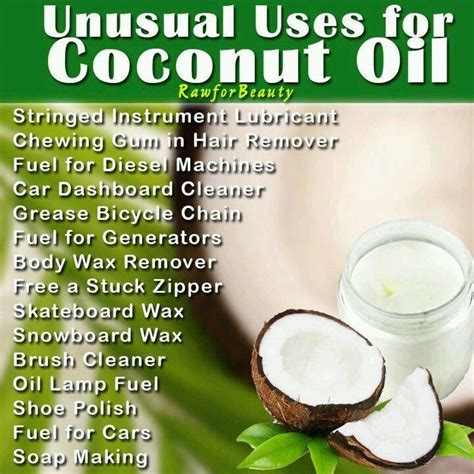 Coconut Oil Usesthe List Goes On Coconutoilonhair Coconut Oil Skin