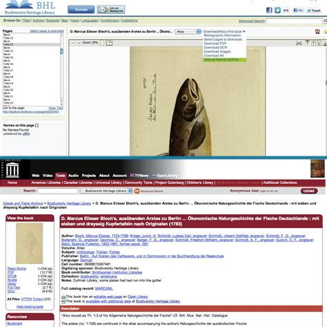 Bhl Internet Archive And The Ebook Biodiversity Heritage Library