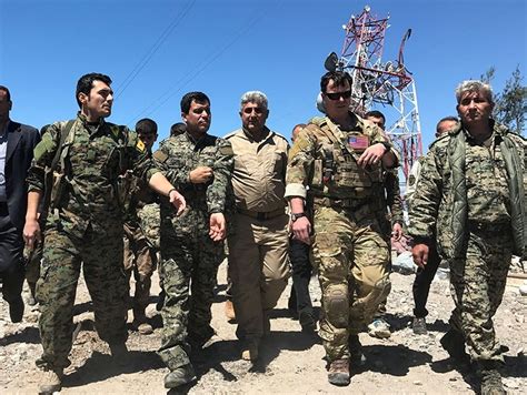 Us Officials Visit Ypg Held Areas In Syria Hit By Turkish Airstrikes