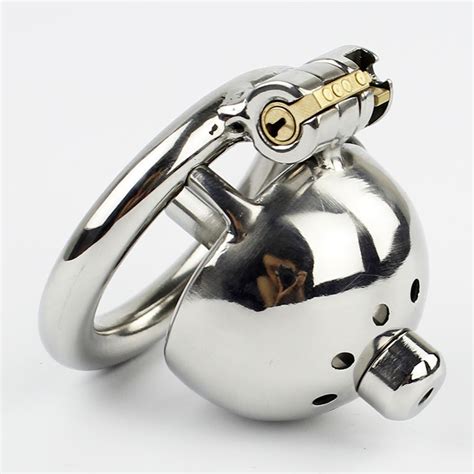 shortest super small male chastity device adult cock cage sex slave penis lock device with