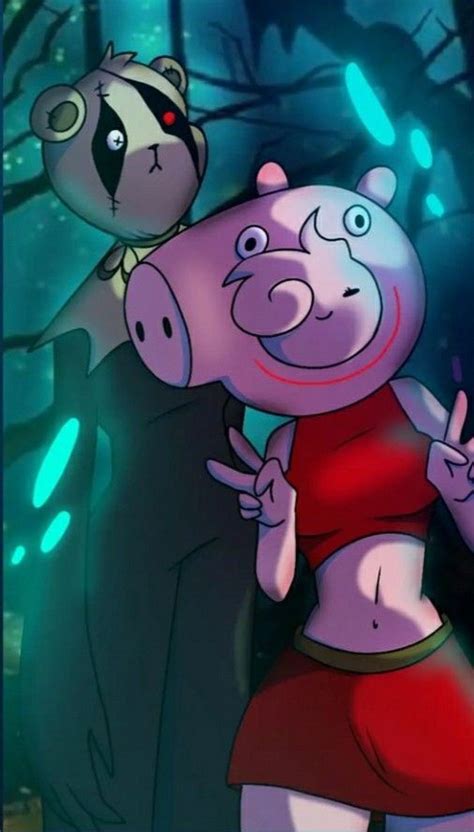 Mr Stitchy And Penny Piggy En Dibujos Bonitos Dibujos Kawaii