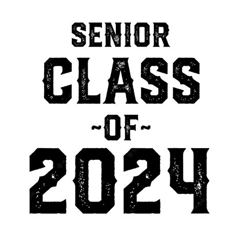 Premium Vector Seniors Class Of 2024 Text Vector T Shirt Design