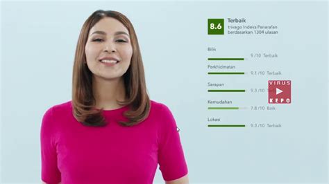 Merupakan model iklan trivago dan digelar oleh netizen sebagai miss trivago. IKLAN TRIVAGO PILIHAN HOTEL, MALAYSIA - YouTube