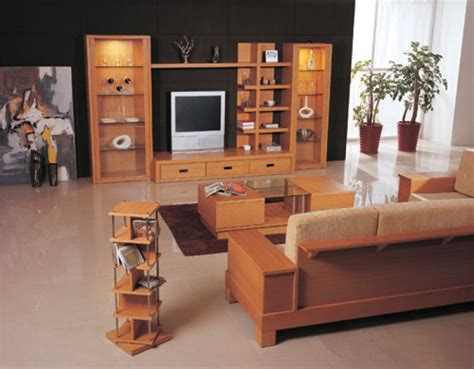 Wooden Furniture Design For Living Room In India