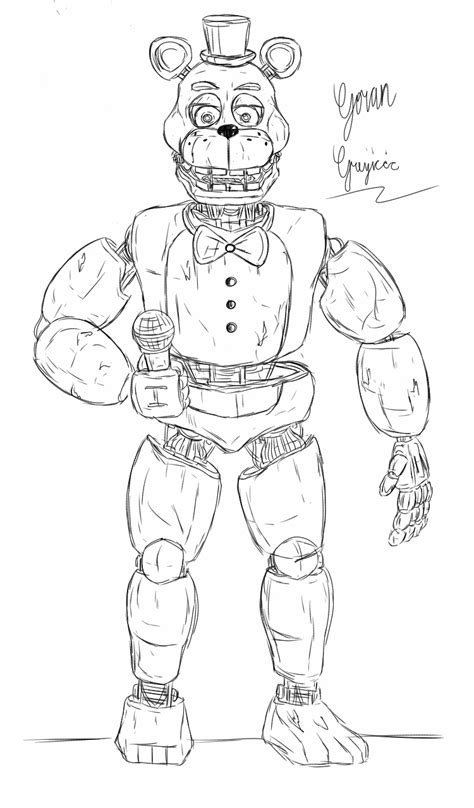 Have an Un-Nightmare Freddy drawing. : fivenightsatfreddys