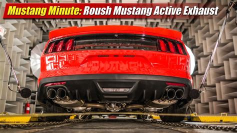 Mustang Minute Roush Mustang Active Exhaust Youtube