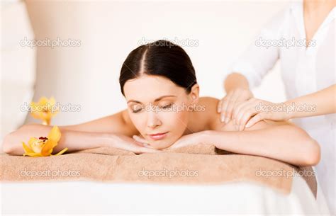 Woman In Spa Stock Photo By Syda Productions