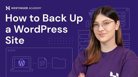 How To Back Up A Wordpress Site Youtube