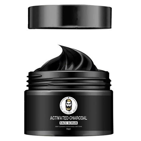 Buy The Golden Beard Activated Charcoal Face Scrub For Dead Skin