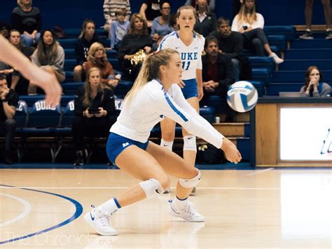 Duke Volleyball Powered By Gracie Johnson In Win Against Virginia Tech