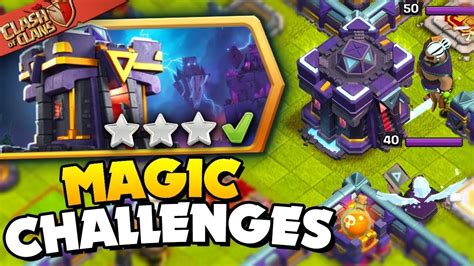 Easily 3 Stars 100 Magic Challenge Clash Of Clans Coc Youtube
