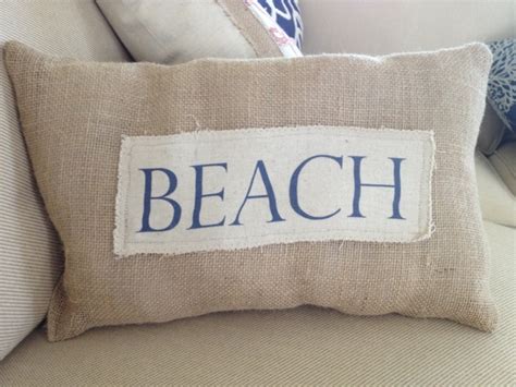 Don't choose pillows too big (or too small) for the sofa. Two It Yourself: DIY Beach Throw Pillows on the cheap and easy