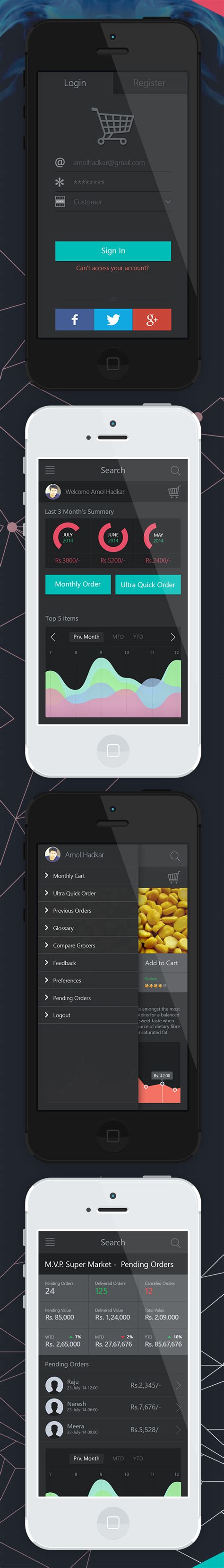 The podcast is a free ui kit consist of 23 radio app screens which can help you to boost your design process. Modern Mobile App UI Designs with UUX | Inspiration ...