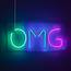 Omg Neon Wall Sign By Lime Lace  Notonthehighstreetcom