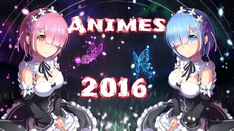 Top 25 Animes 2016 Youtube