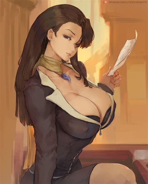 Mia Fey Ace Attorney By Cutesexyrobutts Hentai Foundry