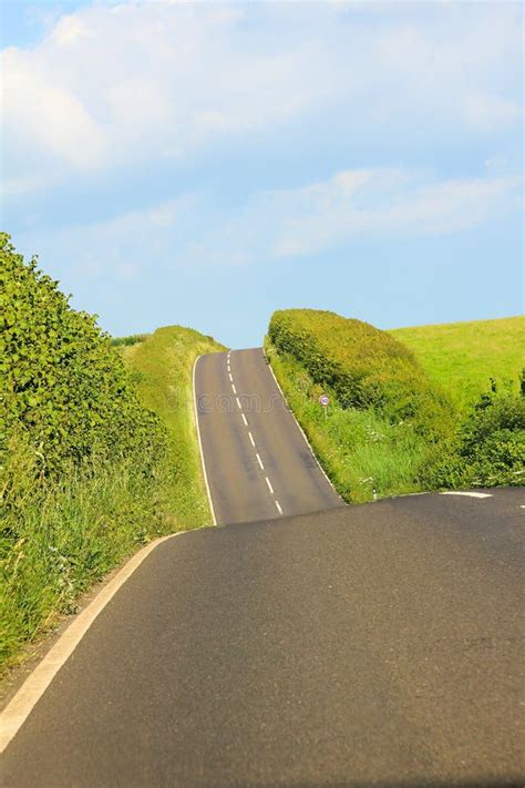 Country Road Landscape In England Stock Image Image Of Tall England