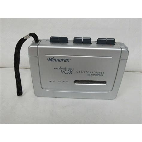 Memorex Mb1055 Cassette Recorder Vox Voice Activated System Etsy