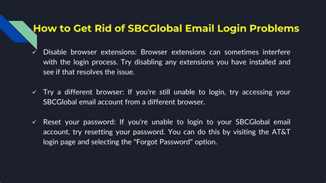 Ppt How Do I Fix Sbcglobal Email Login Issues1 877 422 4489