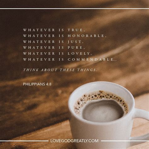 Think About These Things - Love God Greatly