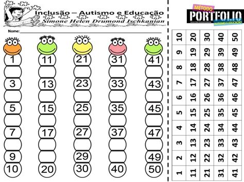 Os Numeros De 1 A 50 Foram Escritos
