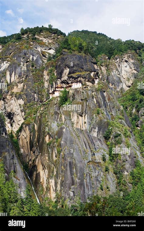 Tigers Nest Taktshang Goemba Paro Valley Bhutan Asia Stock Photo