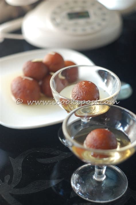 Gulab Jamun Milk Balls In Sugar Syrup Icookipost