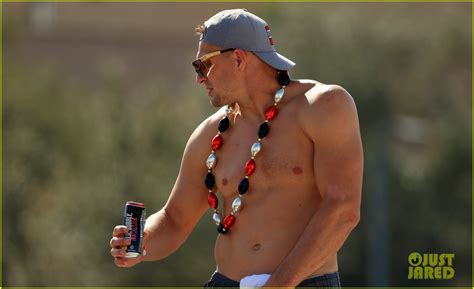 Rob Gronkowski Bares Buff Shirtless Body While Celebrating Super Bowl Win Photo