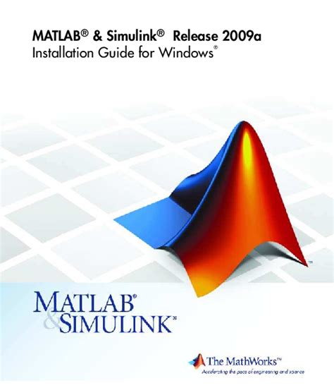 Pdf Matlab And Simulink Release 2009a Installation Guide For