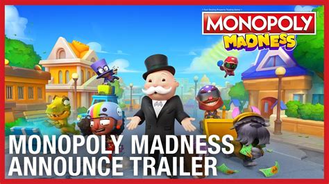 Monopoly Madness Official Announce Trailer Ps4 Youtube