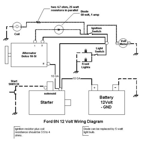 Ford 8n 12 Volt Wiring Diagram Images Wiring Collection