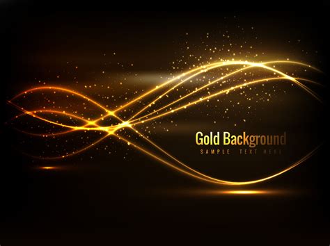 Free Vector Beautiful Gold Background Vector Art And Graphics