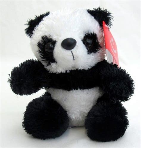 5 Aurora Plush Panda Bear Mini Flopsie Stuffed Animal Toy New Pet