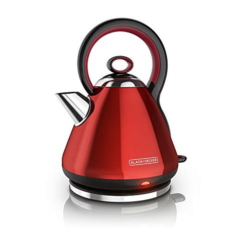 Blackdecker Electric Cordless Kettle Red Stainless Steel — Deals From
