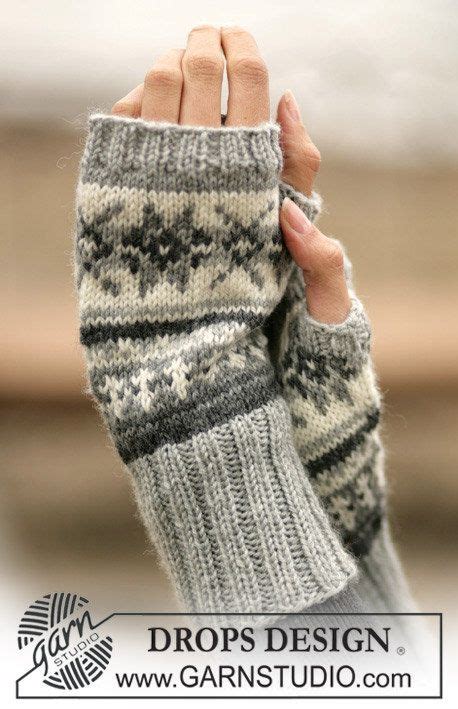 Sale Fair Isle Fingerless Gloves Hand Knit By Purlsandivy On Etsy