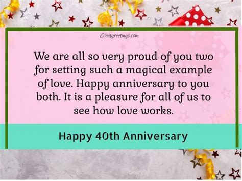 80 Best Happy 40th Wedding Anniversary Quotes And Wishes