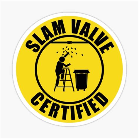 slam valve certified sticker for sale by tradeology redbubble