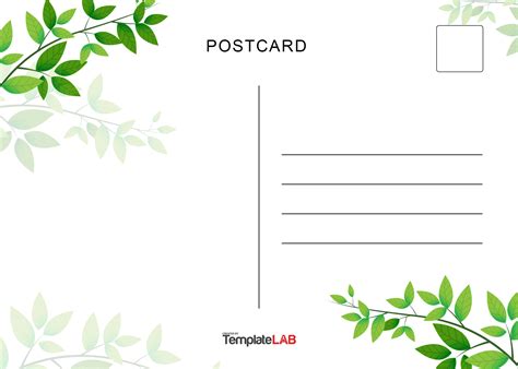 19 Printable Postcard Templates And Designs Word Pdf Psd