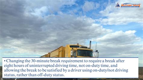 Western truck insurance finance corp. New Rule to Increase Service Hours Flexibility - (800) 937 - 8785 - Western Truck Insurance ...