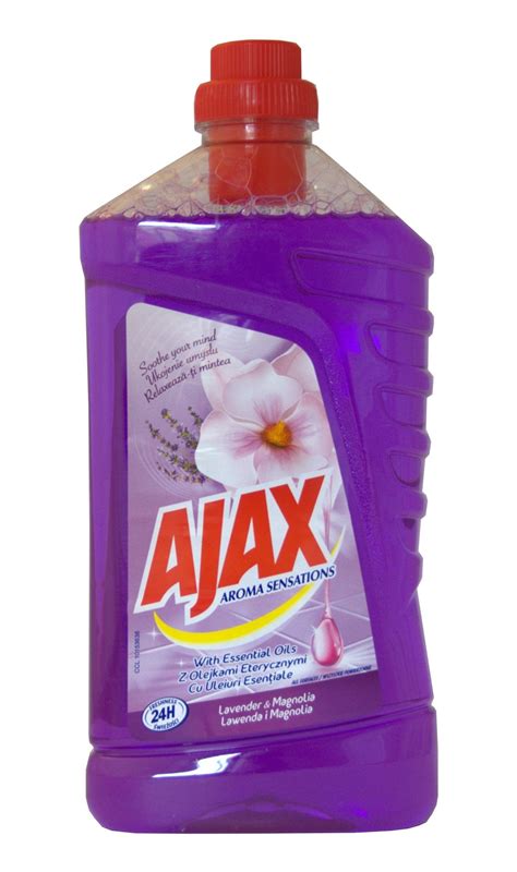 Use with confidence on varnished wooden floorboards, slate, tiles and other hard washable surfaces. Ajax multi clean Lavender holenderski 1l