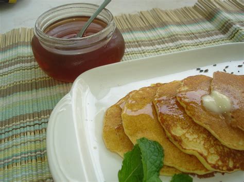 Did you know you can make homemade jiffy corn muffin mix? The Tiny Skillet: Corn Pancakes and Lavender Syrup