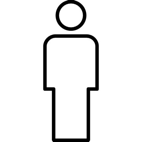 Person Outline Man Shape Outline Free People Icons