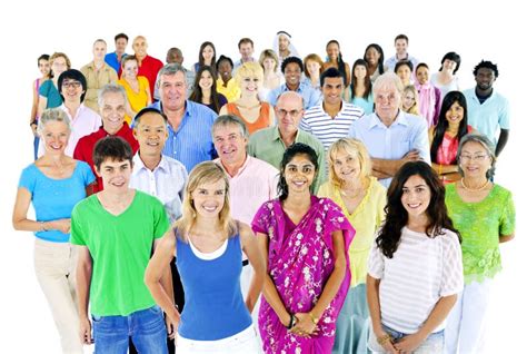 Diverse Group Of People Standing Together Stock Image Image Of Multi