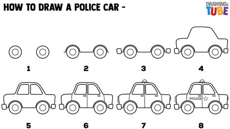 This is a police car drawing video for kids to learn how to draw police car very easy. How To Draw Police Car For Kids | Step by step Drawings ...