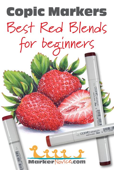 Best Red Blending Combination For Copic Marker Beginners Tips From 4