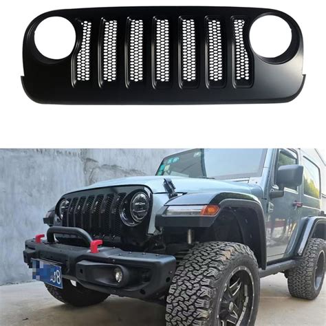 Pc Abs Front Grill Jl Style For Jeep For Wrangler Jk J