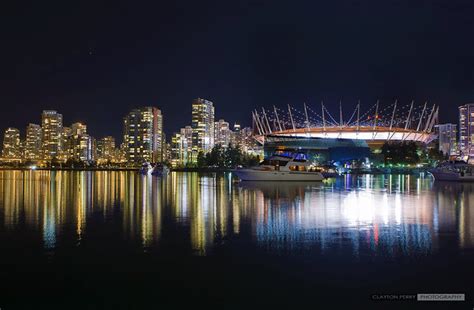 Vancouver Skyline At Night Flickr Photo Sharing