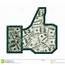 Like Of Money Stock Image Internet Buzz Likes  35146201