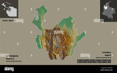 Antioquia Mapa De Colombia Fotografías E Imágenes De Alta Resolución