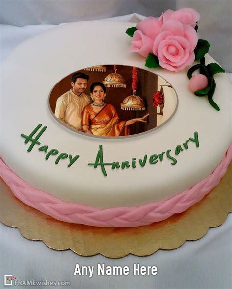 Happy Wedding Anniversary To You Both Cake